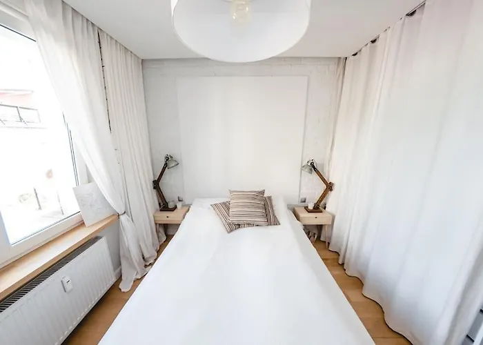 Stylowy W Centrum Sopotu Z Projektorem Lägenhet *